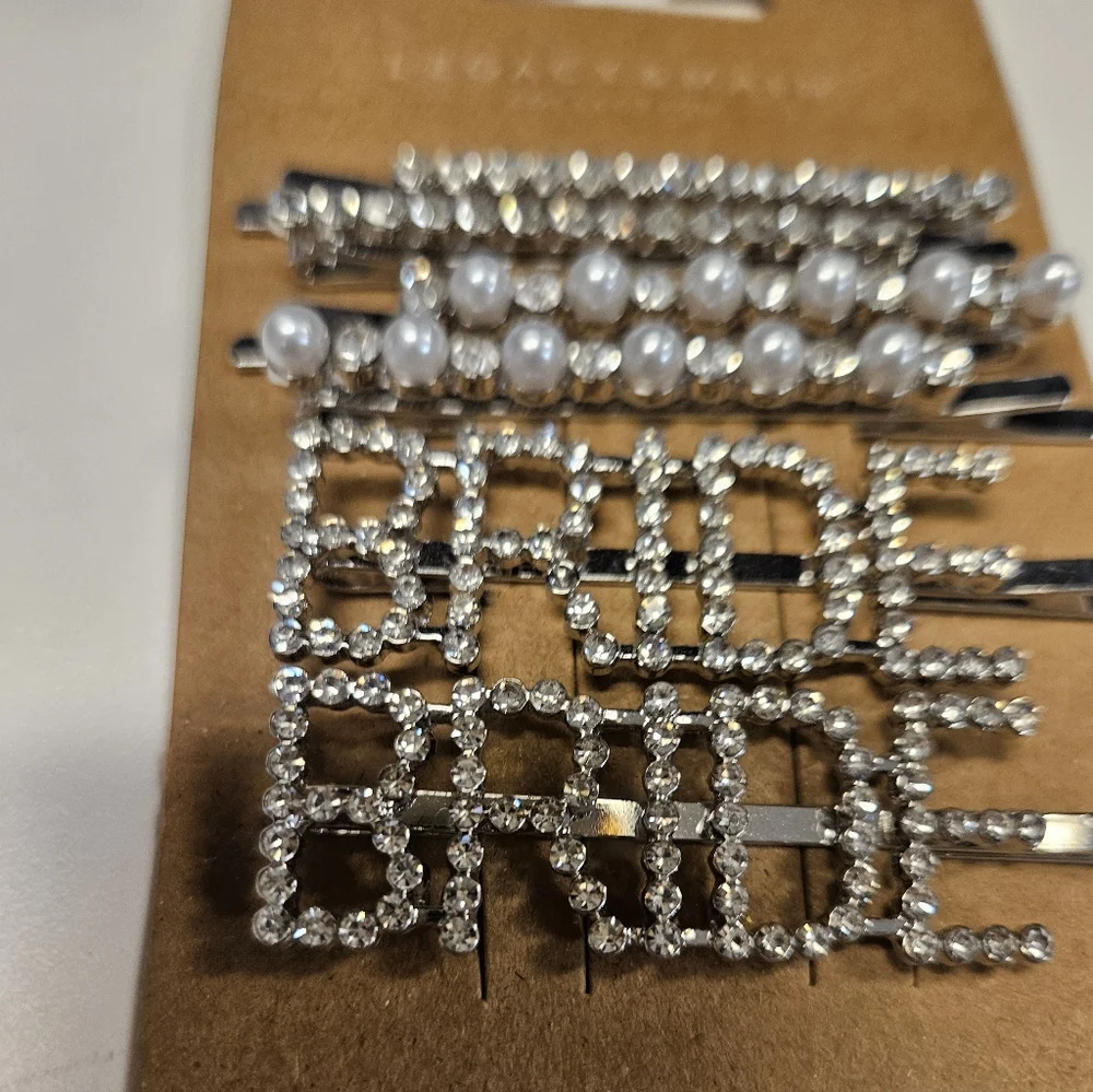 NWT Legacy & Main Collection Bride Hair Clip Set Of 6